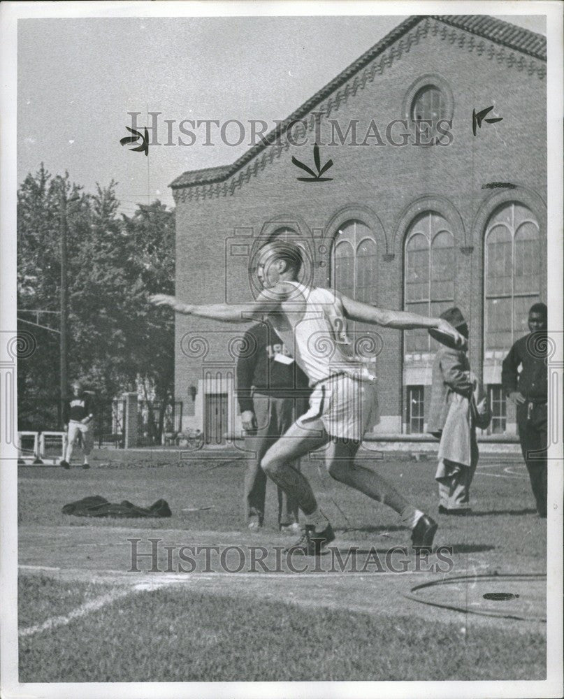 1952 Press Photo Roland Fritz Nilsson Athlete Olympic - Historic Images