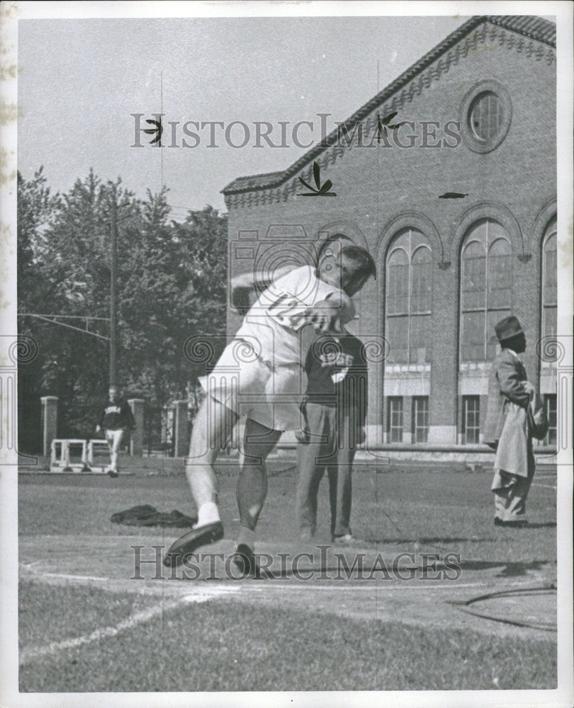 1952 Press Photo Roland Fritz Nilsson Athlete Olympic - Historic Images