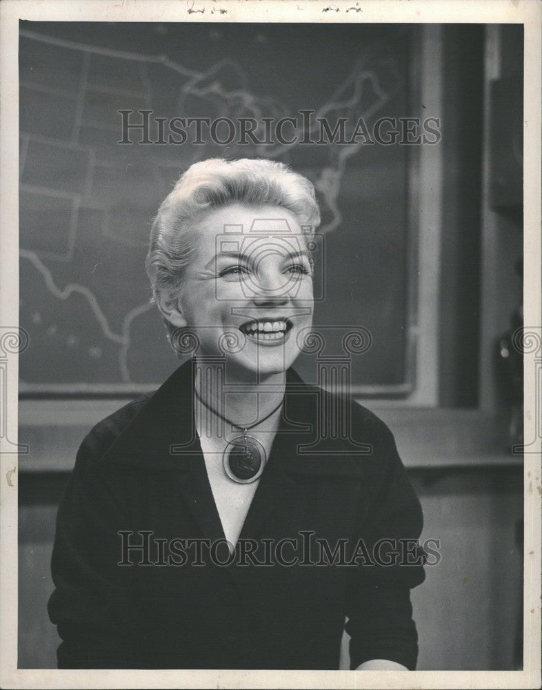 1957 Press Photo Helen O&#39;Connell Singer Actress Dancer - Historic Images