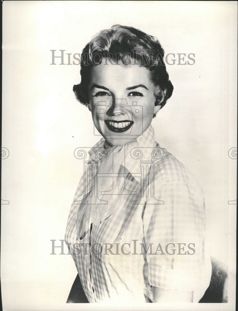 1956 Press Photo Helen O&#39;Connell Manhattan Tower NBC-TV - Historic Images