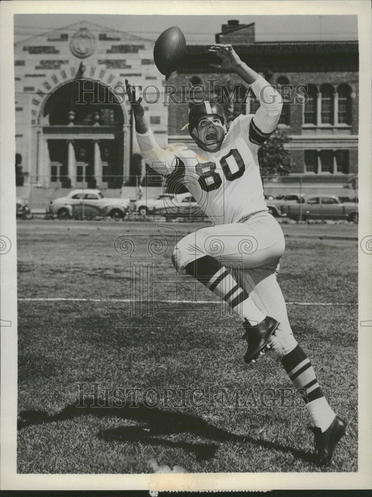 1953 Press Photo Tom Nickoloff california football - Historic Images