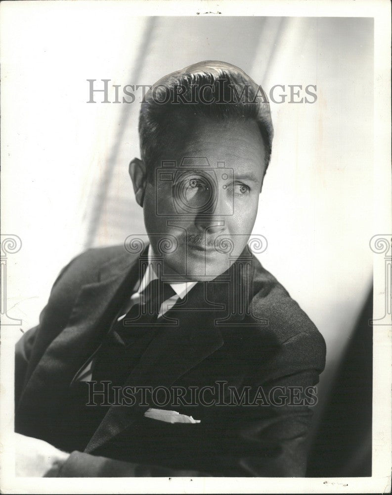 1960 Press Photo Arthur O&#39;Connell stage film actor - Historic Images