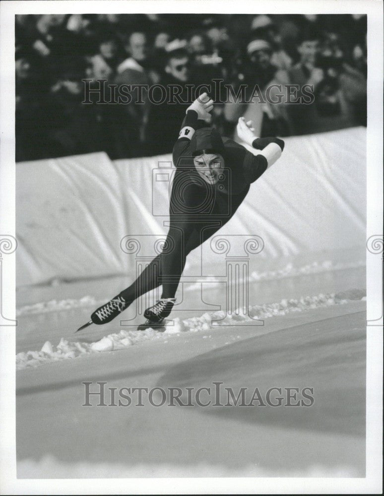 1980 Press Photo Sheila Young Ochowicz Winter Olympics - Historic Images