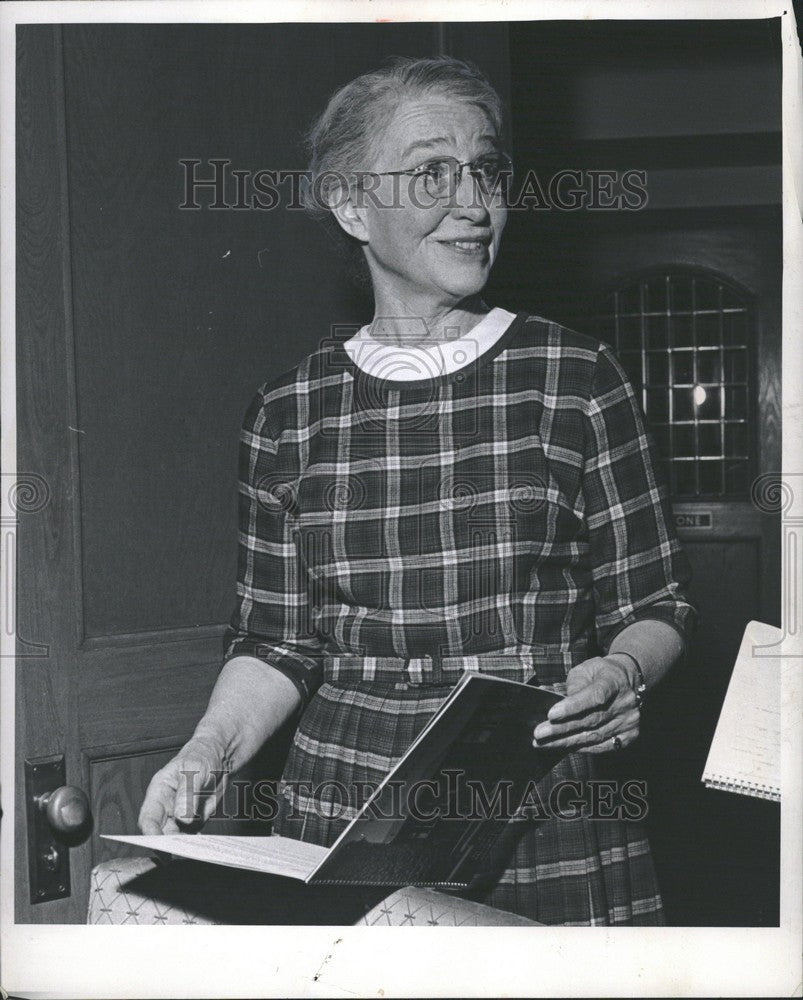 1961 Press Photo Katharine Ogden Liggett School Detroit - Historic Images