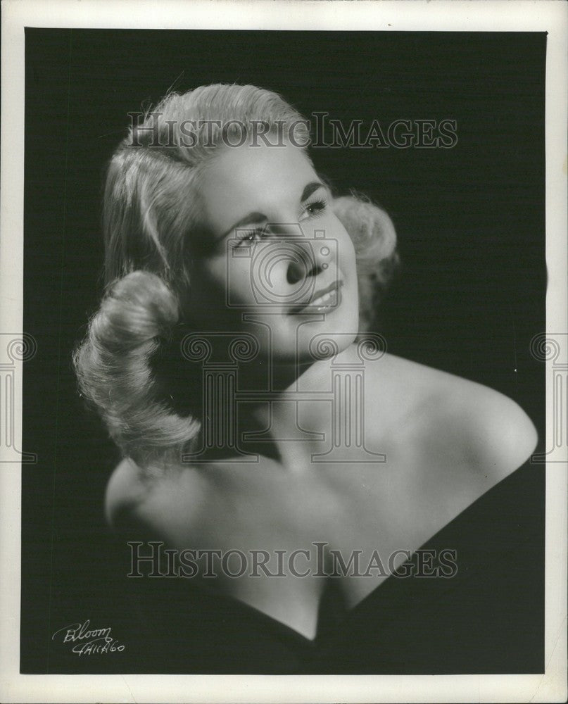 1953 Press Photo Claudia Morgan Actress - Historic Images