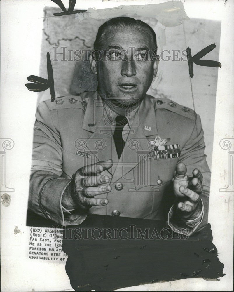 1951 Press Photo Gen. Emmett O&#39;Donnell senators Foreign - Historic Images