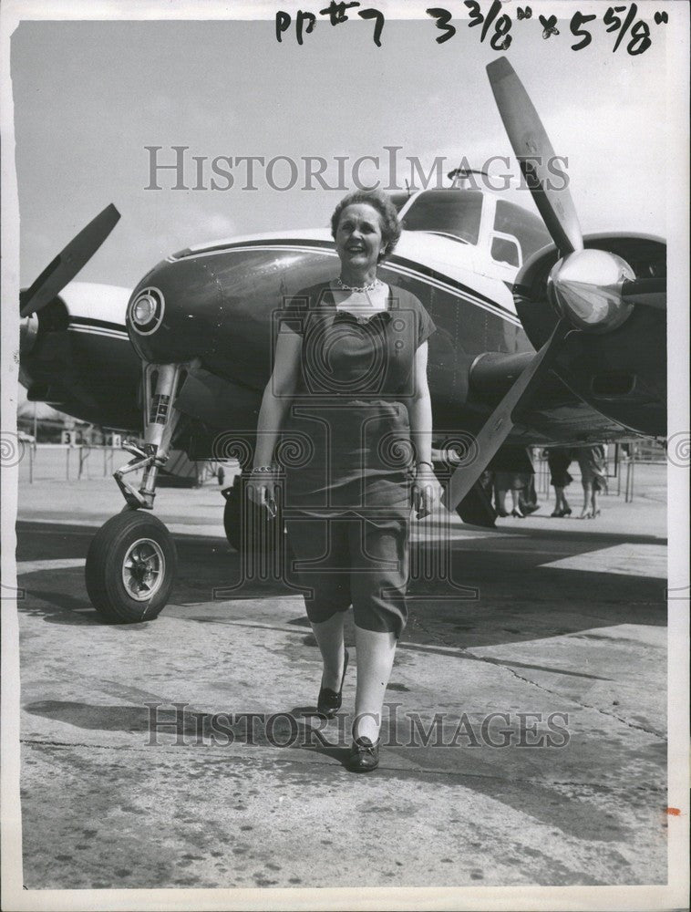 1959 Press Photo Ruth Nicolas, &quot;Daughter of the Air&quot; - Historic Images