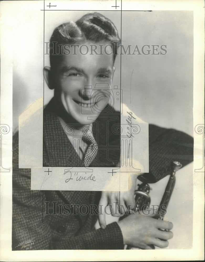 1936 Press Photo Ernest Red Nichols Jazz Composer - Historic Images