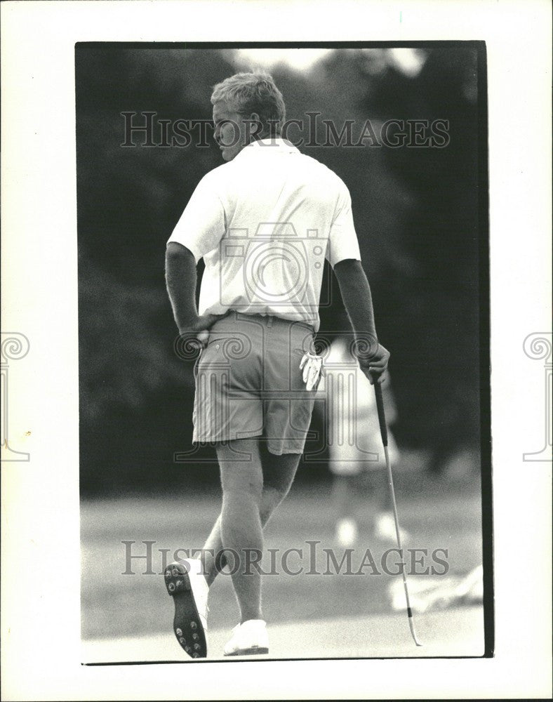 1987 Press Photo Gary Nicklaus golf player - Historic Images