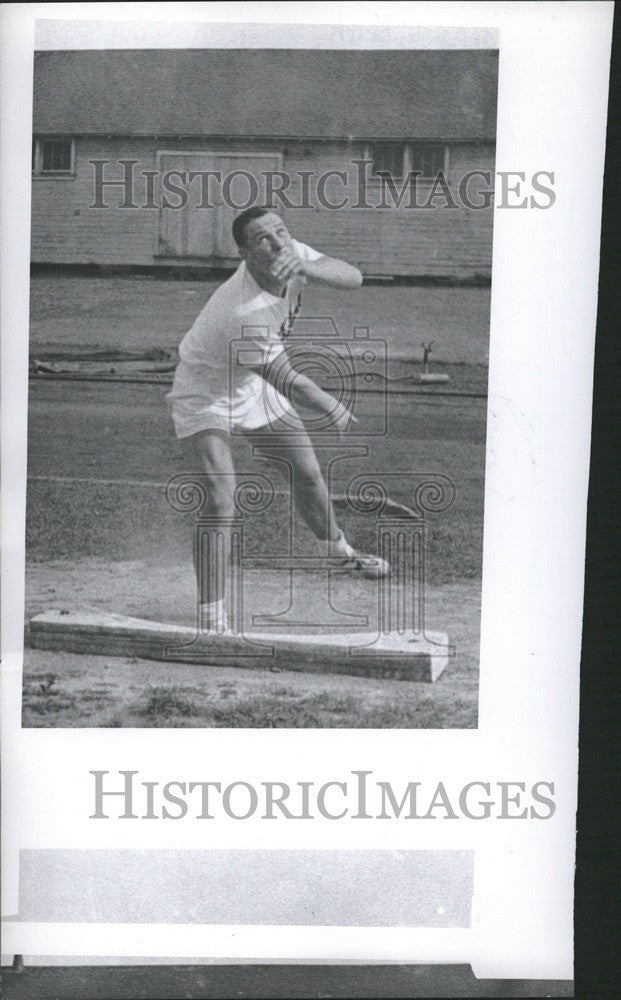 1953 Press Photo Parry OBrien Shot Put Champion - Historic Images