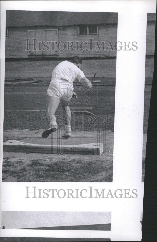 1953 Press Photo Parry O&#39;Brien Shot Put Champion - Historic Images