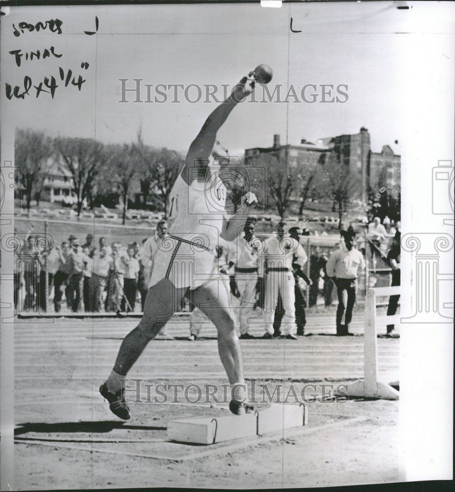 Press Photo Parry O&#39;Brien Shot Put Champion - Historic Images