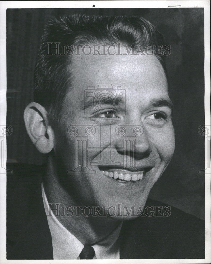 1960 Press Photo Jack Jackie Moreland Detroit Pistons - Historic Images