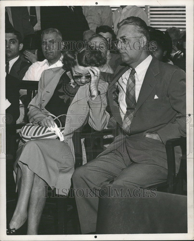 1951 Press Photo Mr. and Mrs. Bill Morey - Historic Images