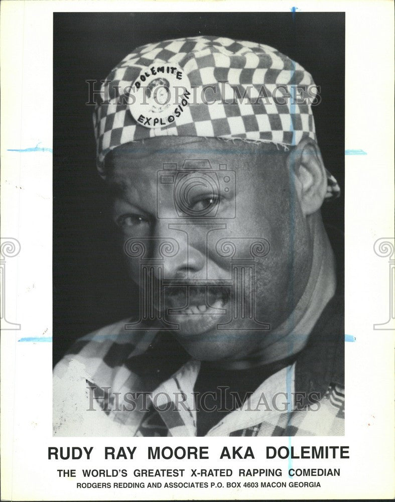 1995 Press Photo Rudy Ray Moore Comedian - Historic Images