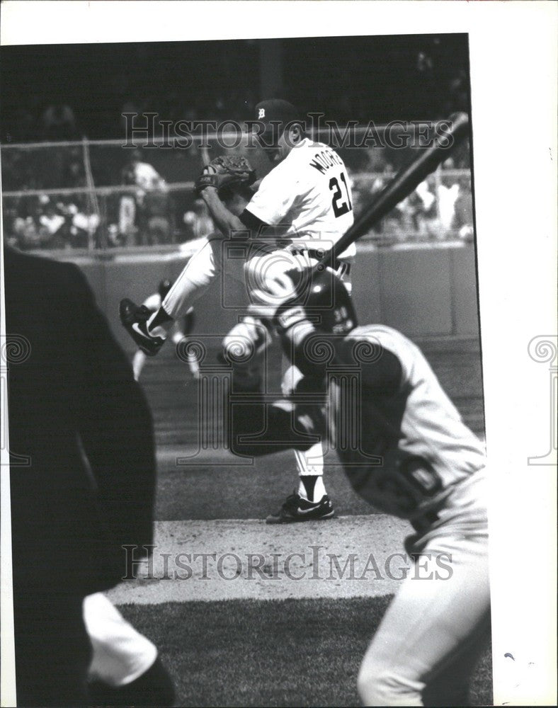 1993 Press Photo Mike Moore Hockey Player Organization - Historic Images