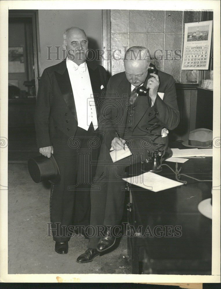 1933 Press Photo John O&#39; Brien, John F. curry - Historic Images