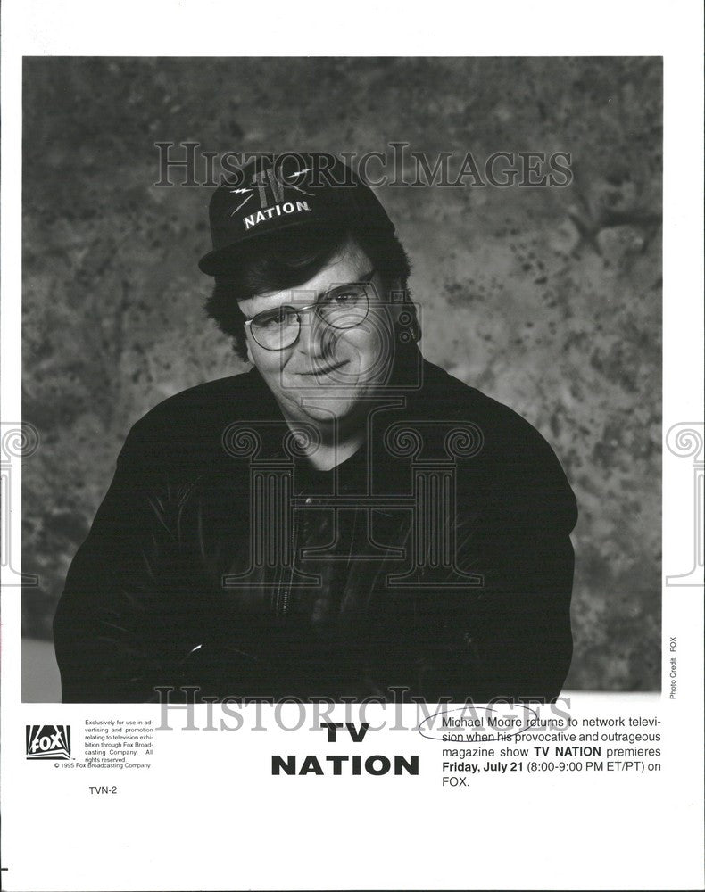 Press Photo Michael Moore - Historic Images