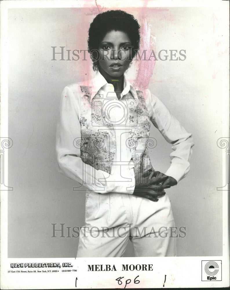 1982 Press Photo Melba Moore Singer - Historic Images