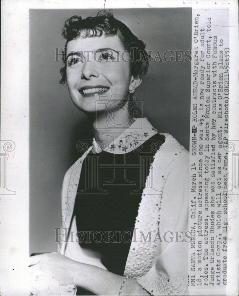 1959 Press Photo grown up margaret o&#39;brien adult roles - Historic Images