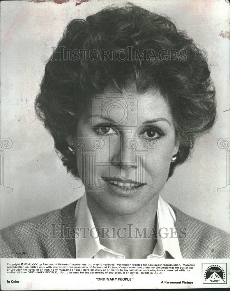 1980 Press Photo Mary Tyler Moore American actress - Historic Images