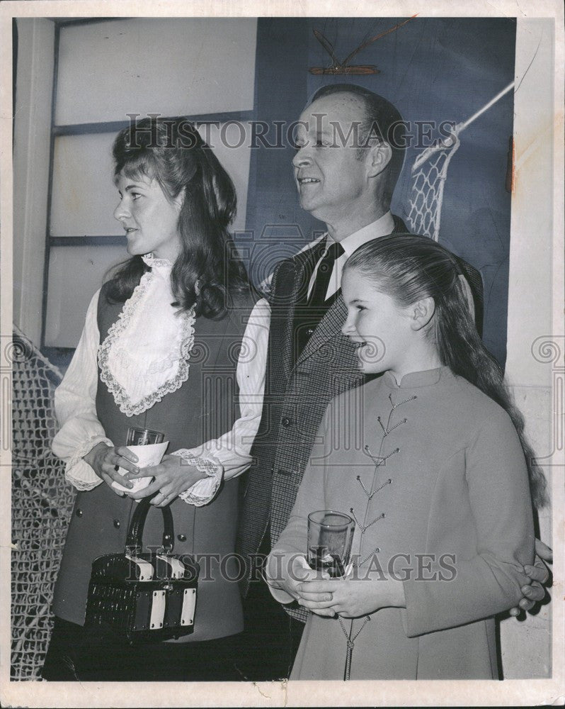 1970 Press Photo Frank S. Moran Midge Elaine - Historic Images