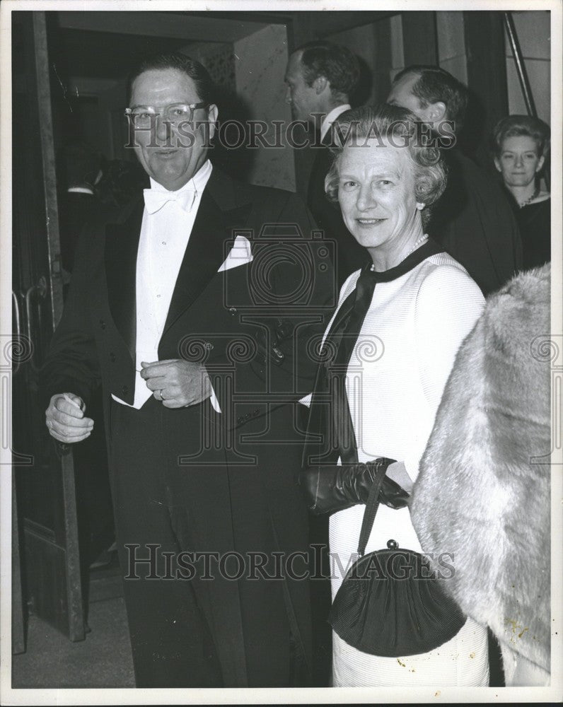 1966 Press Photo Mr. and Mrs. Miles M. O&#39;Brian - Historic Images