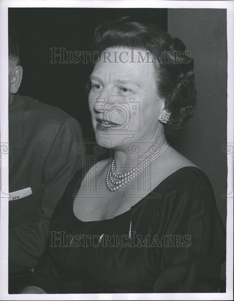 1958 Press Photo MRS. MILES M. O&#39;BRIEN - Historic Images