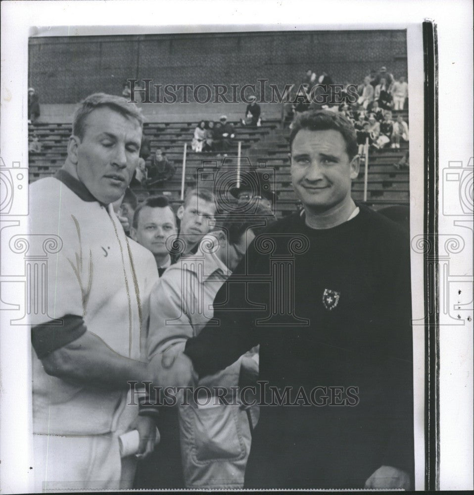 1960 Press Photo Bill Nieder American athlete olympic - Historic Images