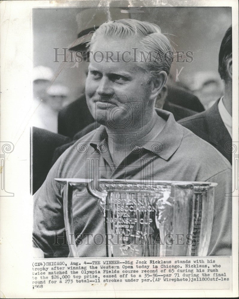 1970 Press Photo Jack Nicklaus golfer - Historic Images