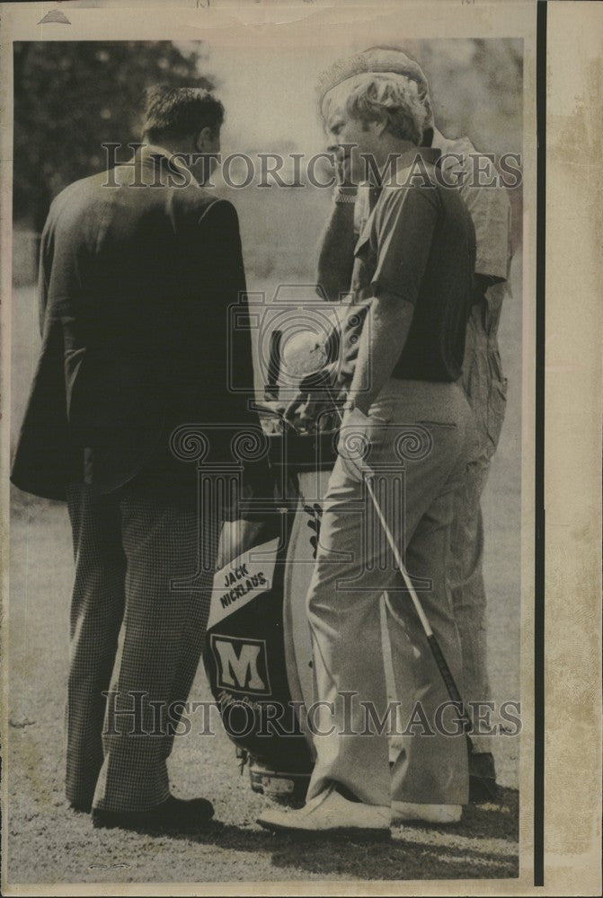 1976 Press Photo Jack Nicklaus PGA Byron Nelson - Historic Images