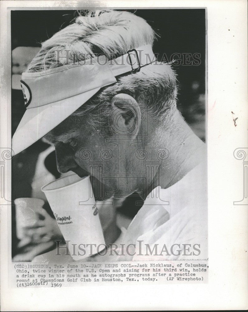 1969 Press Photo Jack Nicklaus winner - Historic Images