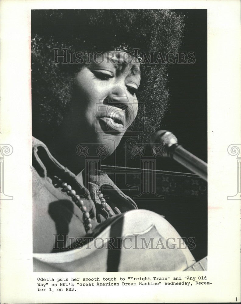 1978 Press Photo Odetta Singer - Historic Images