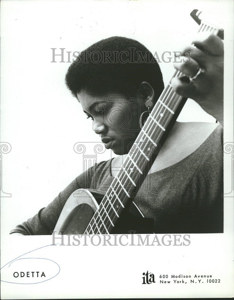 1974 Press Photo Odetta Singer - Historic Images