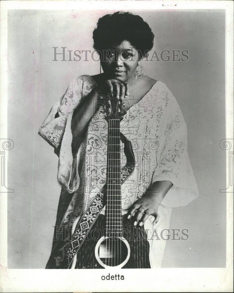 1975 Press Photo Odetta Singer - Historic Images