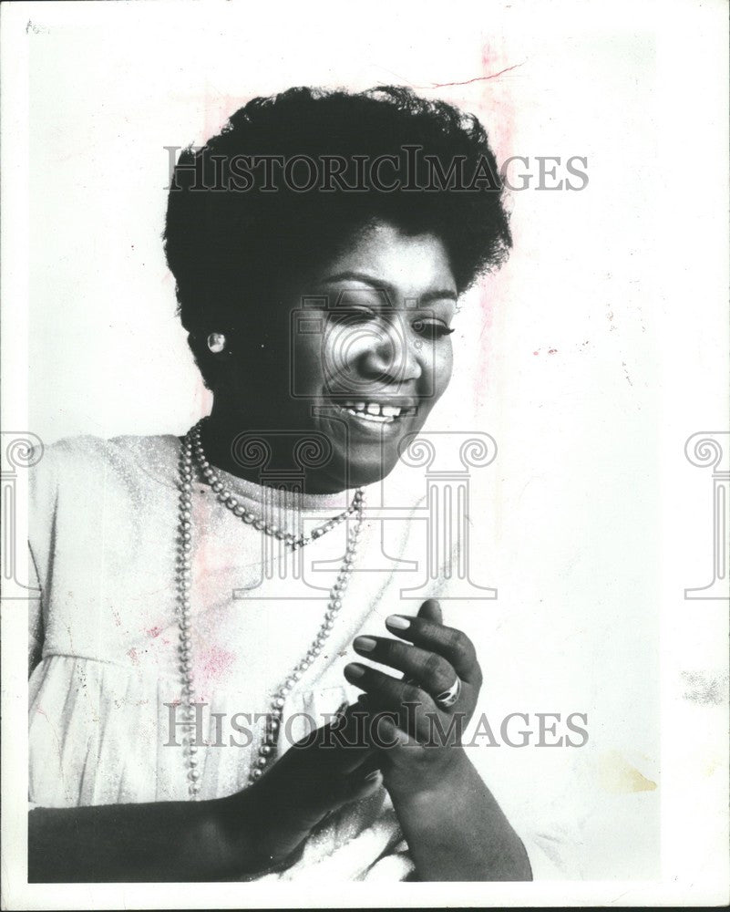 1975 Press Photo Odetta Holmes Singer - Historic Images