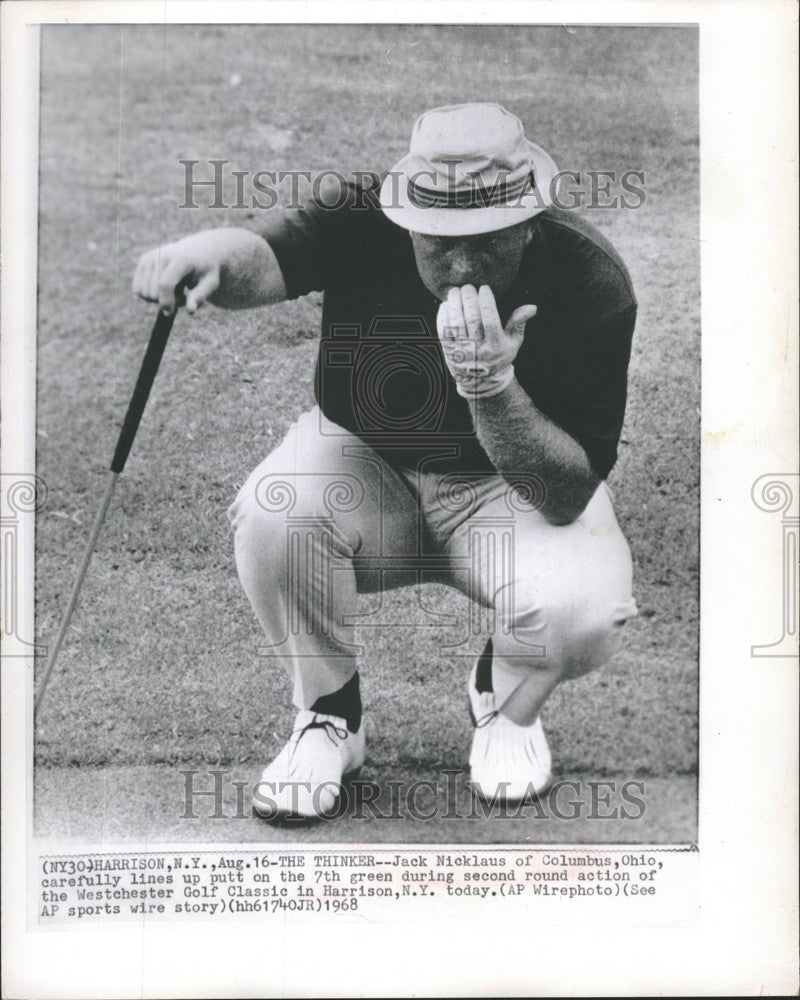 1968 Press Photo Jack Nicklaus Golf Classic Harrison - Historic Images