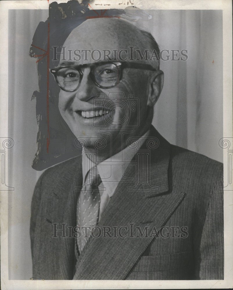 1957 Press Photo floyd b odlum lawyer industrialist - Historic Images