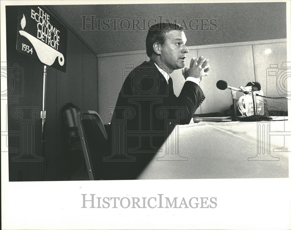 1988 Press Photo John Reed CitiCorp Chariman CEO - Historic Images