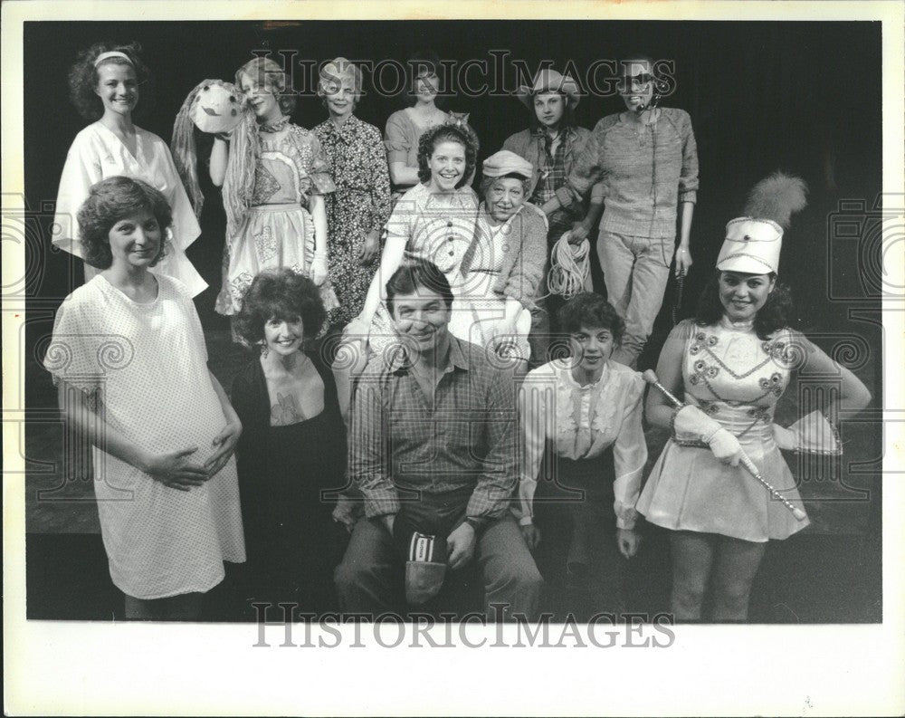 1985 Press Photo Director David Regal Monica Deeter - Historic Images