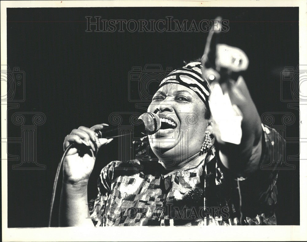 1987 Press Photo Orthea Barnes Gone With The Wind - Historic Images