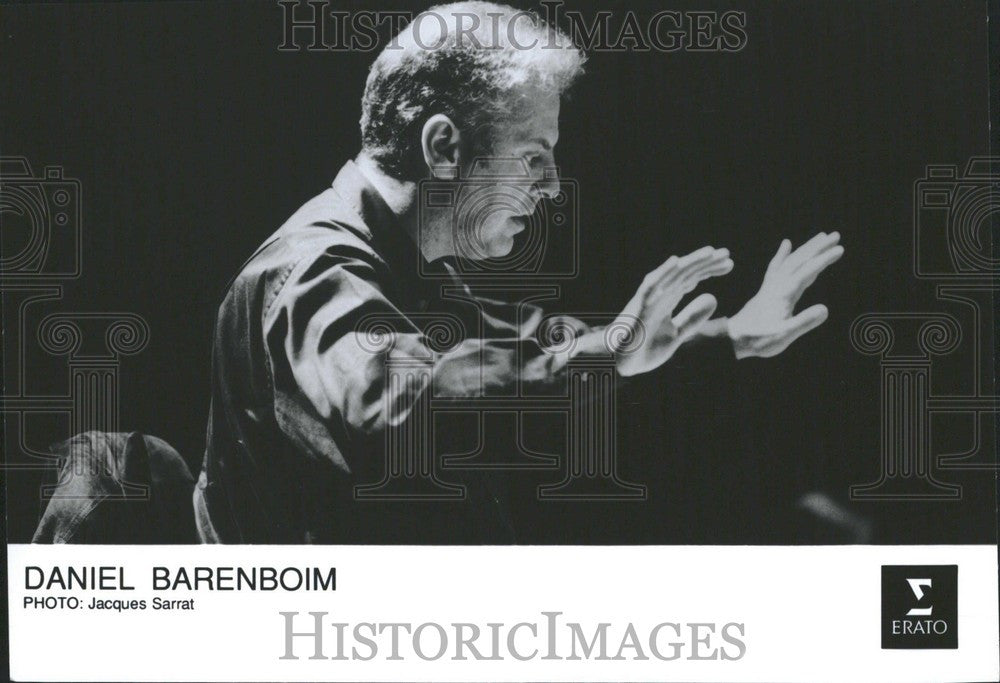 1991 Press Photo Daniel Barenboim Pianist Conductor - Historic Images