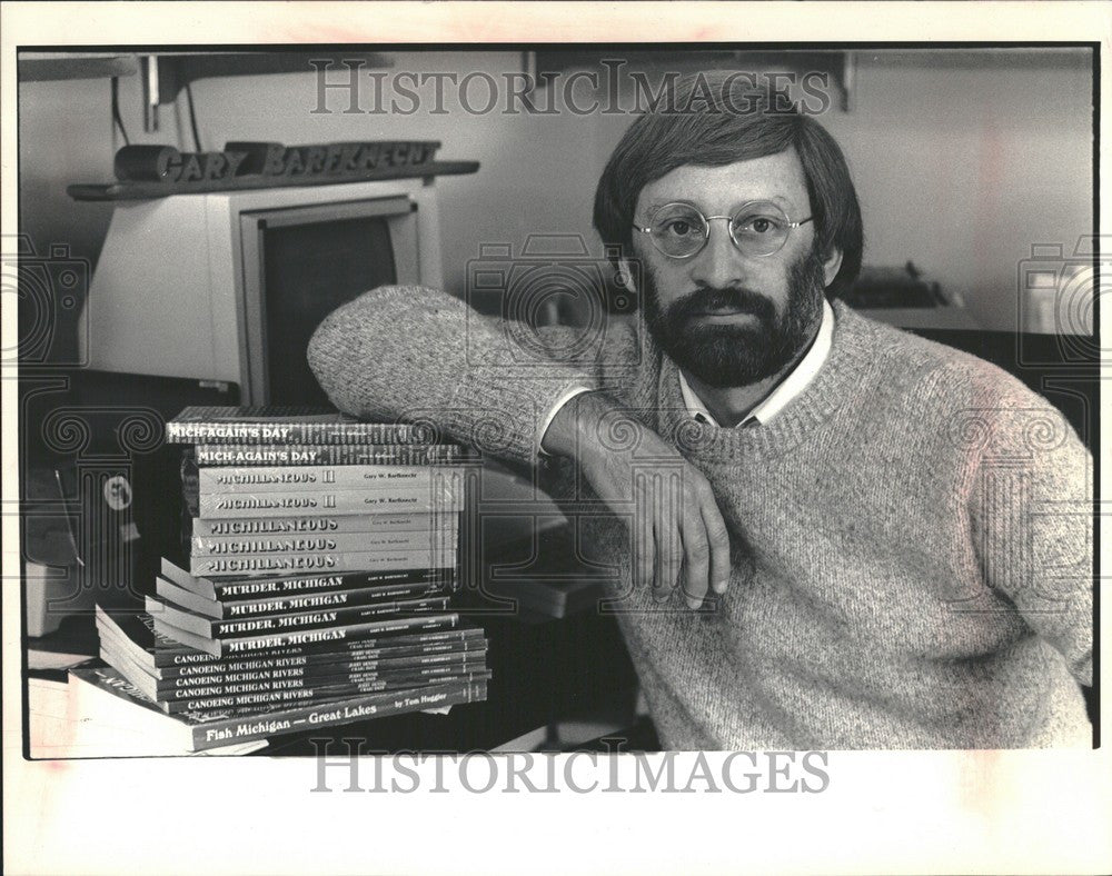 1987 Press Photo Gary Barfknecht Owner Friede - Historic Images