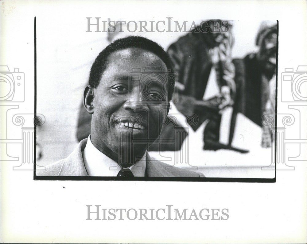 1980 Press Photo John W. Barfield President Barfield Co - Historic Images