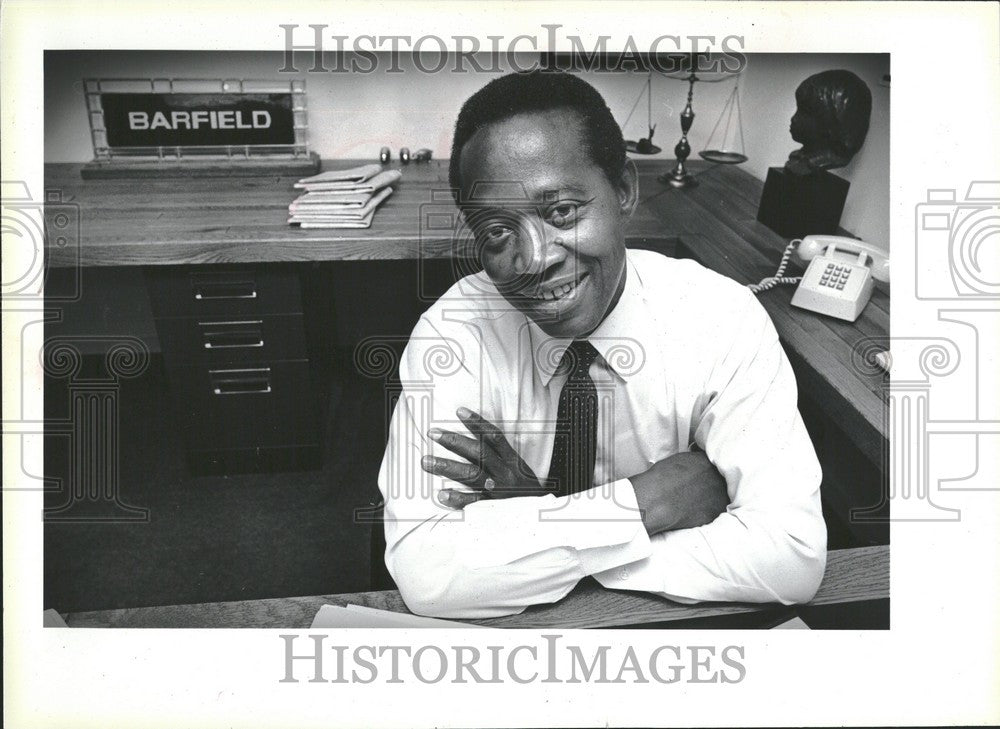 1989 Press Photo John Barfield  Baseball pitcher - Historic Images