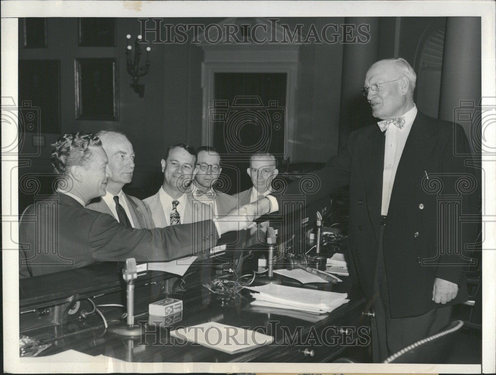 Rep. Daniel Reed before hearing 1953 Vintage Press Photo Print ...
