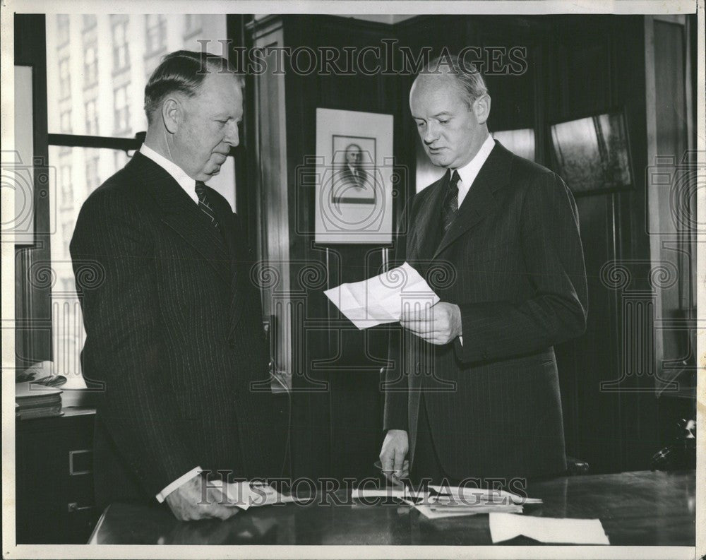 1940 Press Photo John S. Knight John Barry - Historic Images