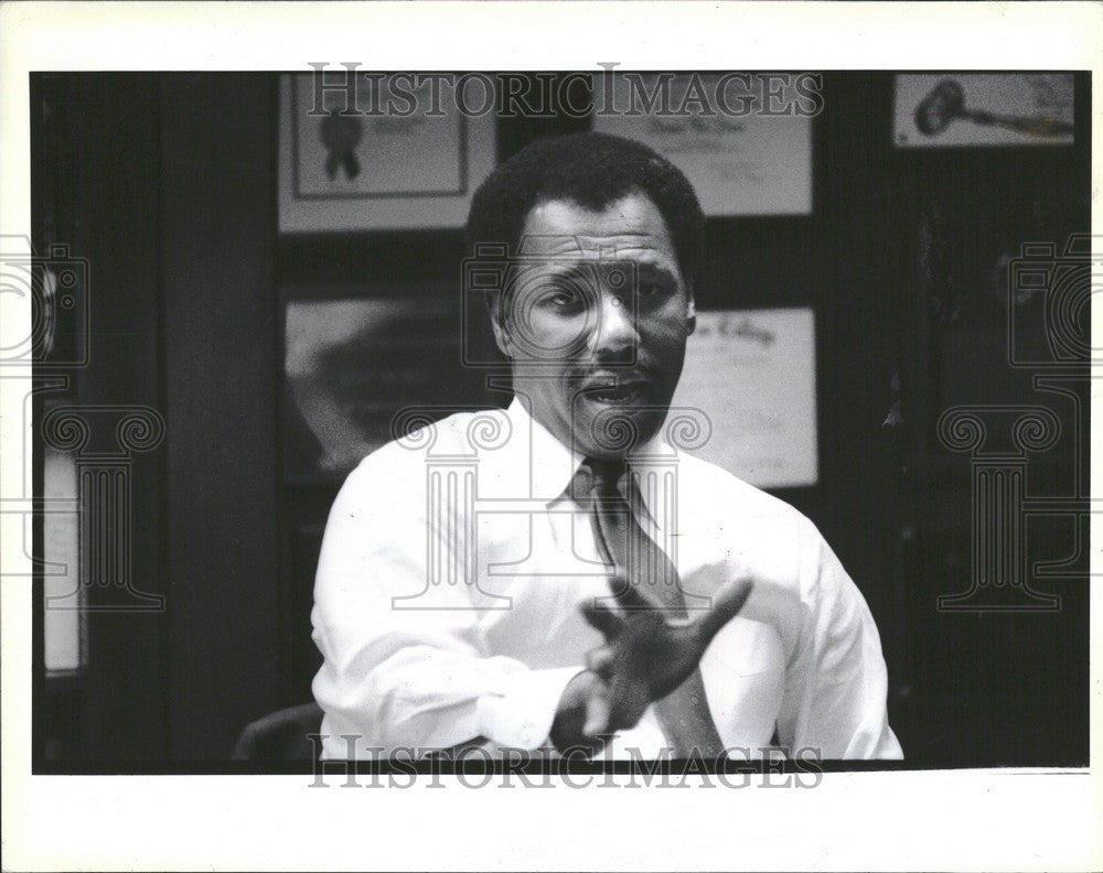 1989 Press Photo Tom Barrow - Historic Images