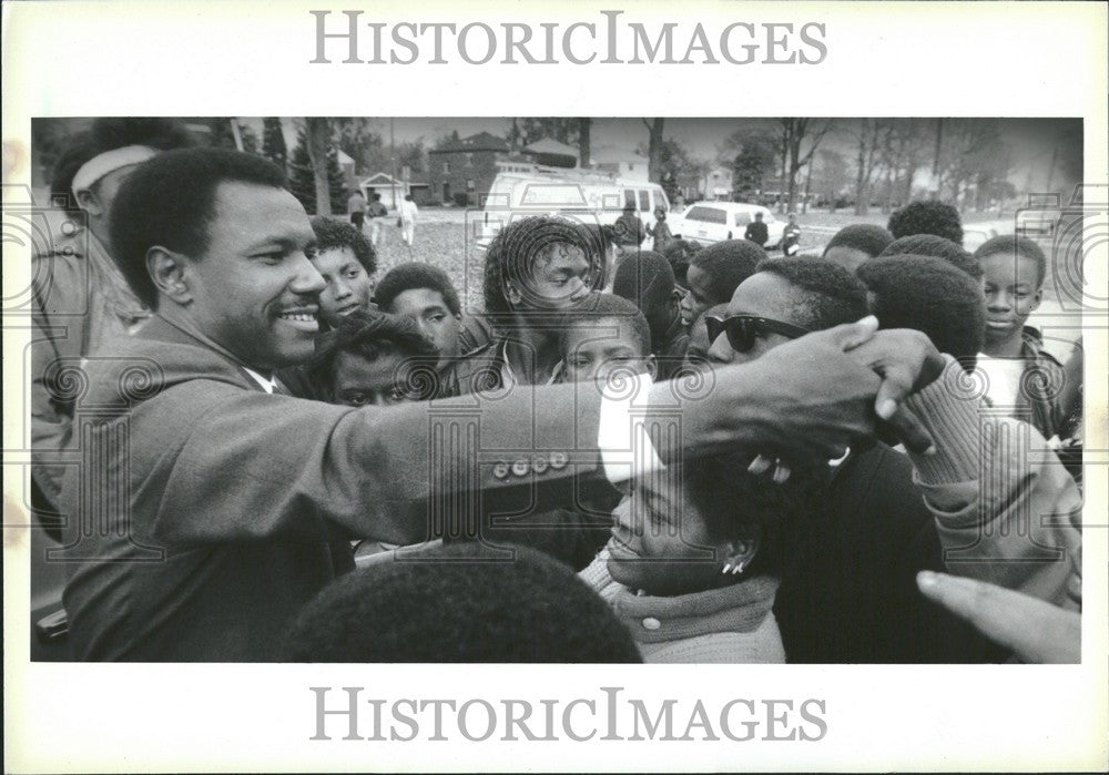 1985 Press Photo Tom Barrow - Historic Images