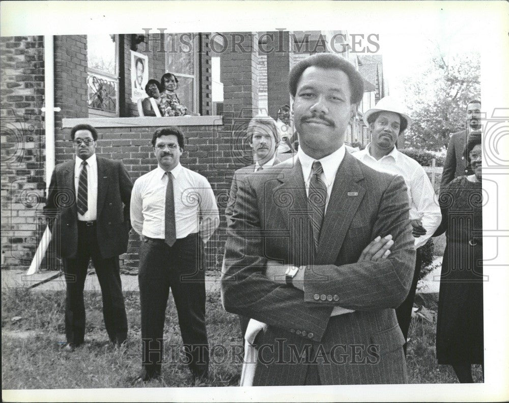 Press Photo Tom Barrow Detroit mayoral candidates - Historic Images